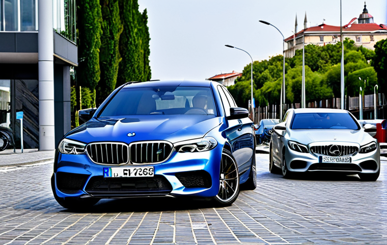 BMW M5와 메르세데스 AMG E63 비교 - Luxurious Istanbul Interior**

"Mercedes AMG E63 interior, luxurious beige leather, burled wood trim...